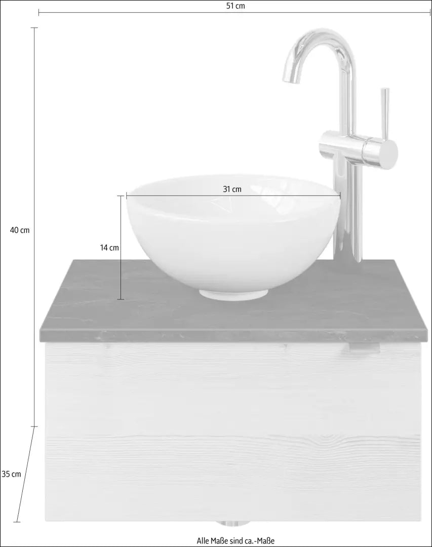 Pakabinamas spintelė su praustuvu KI1544 - €221 Save 50% __label:Pristatymas 1-2 d.d., color-balta, color-pilka,