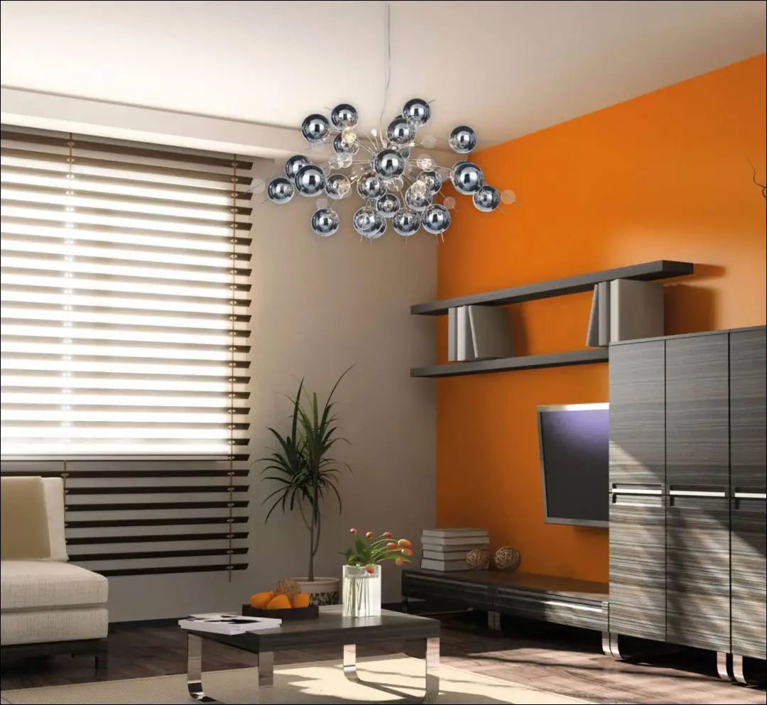 Pakabinamas šviestuvas DI10161 - €202 Save 55% __label:Pristatymas 1-2 d.d., color-sidabrine, interjeras,