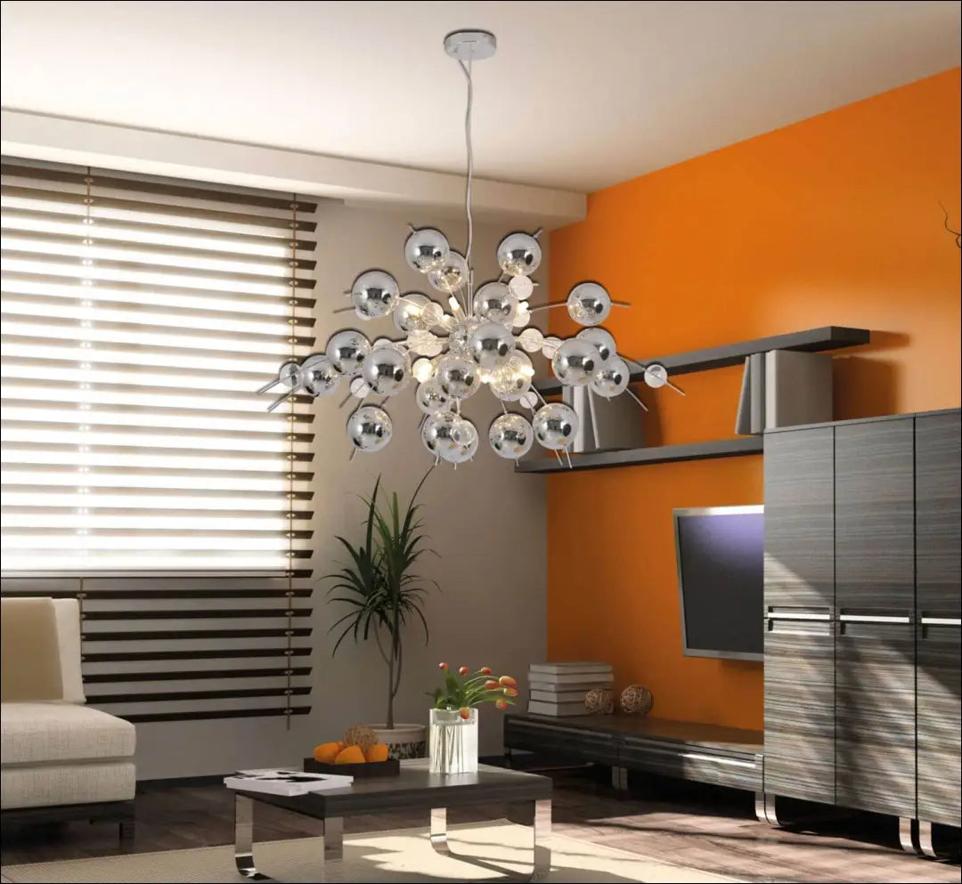 Pakabinamas šviestuvas DI10161 - €202 Save 55% __label:Pristatymas 1-2 d.d., color-sidabrine, interjeras,