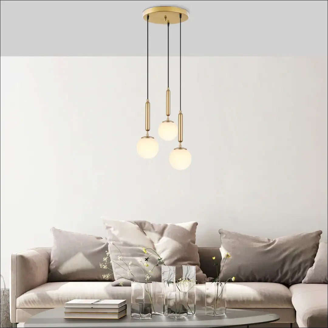 Pakabinamas šviestuvas DI10222 - €81 Save 50% 50-100, __label:Pristatymas 1-2 d.d., color-auksine, color-balta,