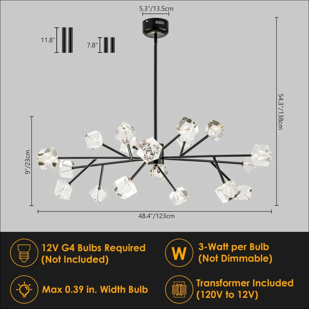 Pakabinamas šviestuvas DI10317 - €198 Save 55% 100-200, __label:Pristatymas 1-2 d.d., color-juoda, interjeras,