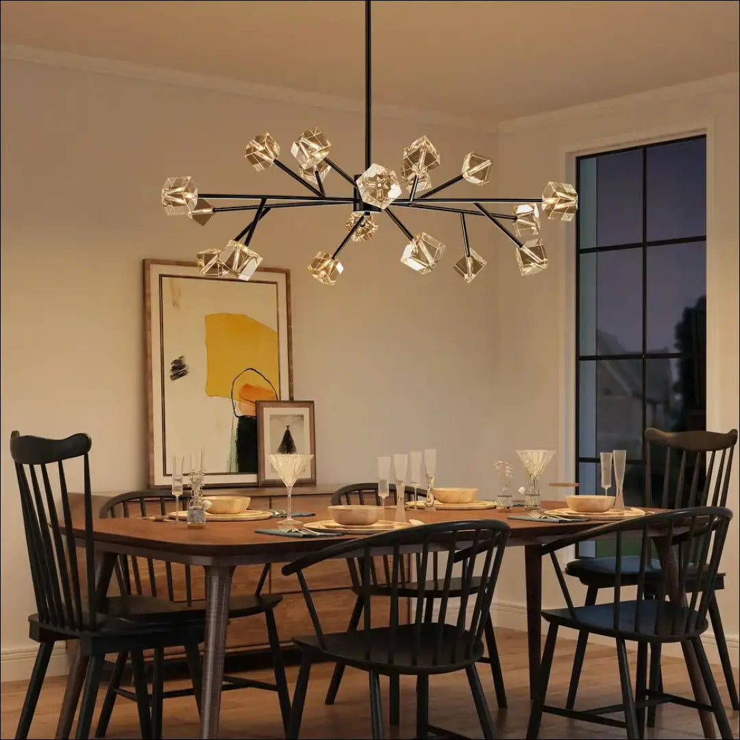 Pakabinamas šviestuvas DI10317 - €198 Save 55% 100-200, __label:Pristatymas 1-2 d.d., color-juoda, interjeras,