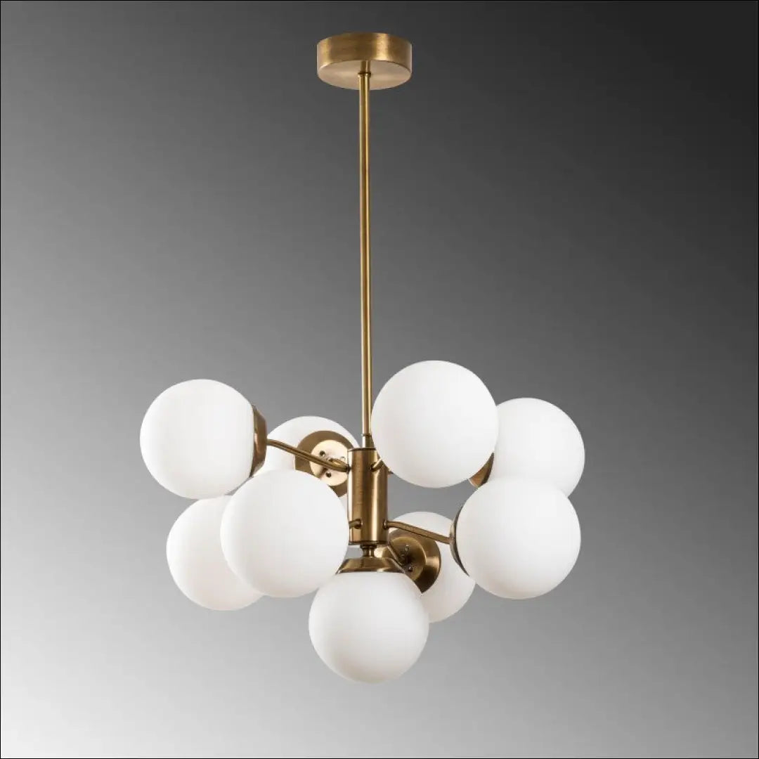 Pakabinamas šviestuvas DI10383 - €135 Save 50% 100-200, __label:Pristatymas 1-2 d.d., color-auksine, color-balta,