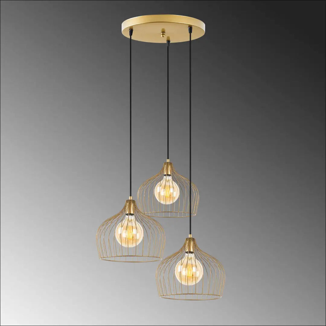 Pakabinamas šviestuvas DI10388 - €49 Save 55% 25-50, __label:Pristatymas 1-2 d.d., color-auksine, interjeras,