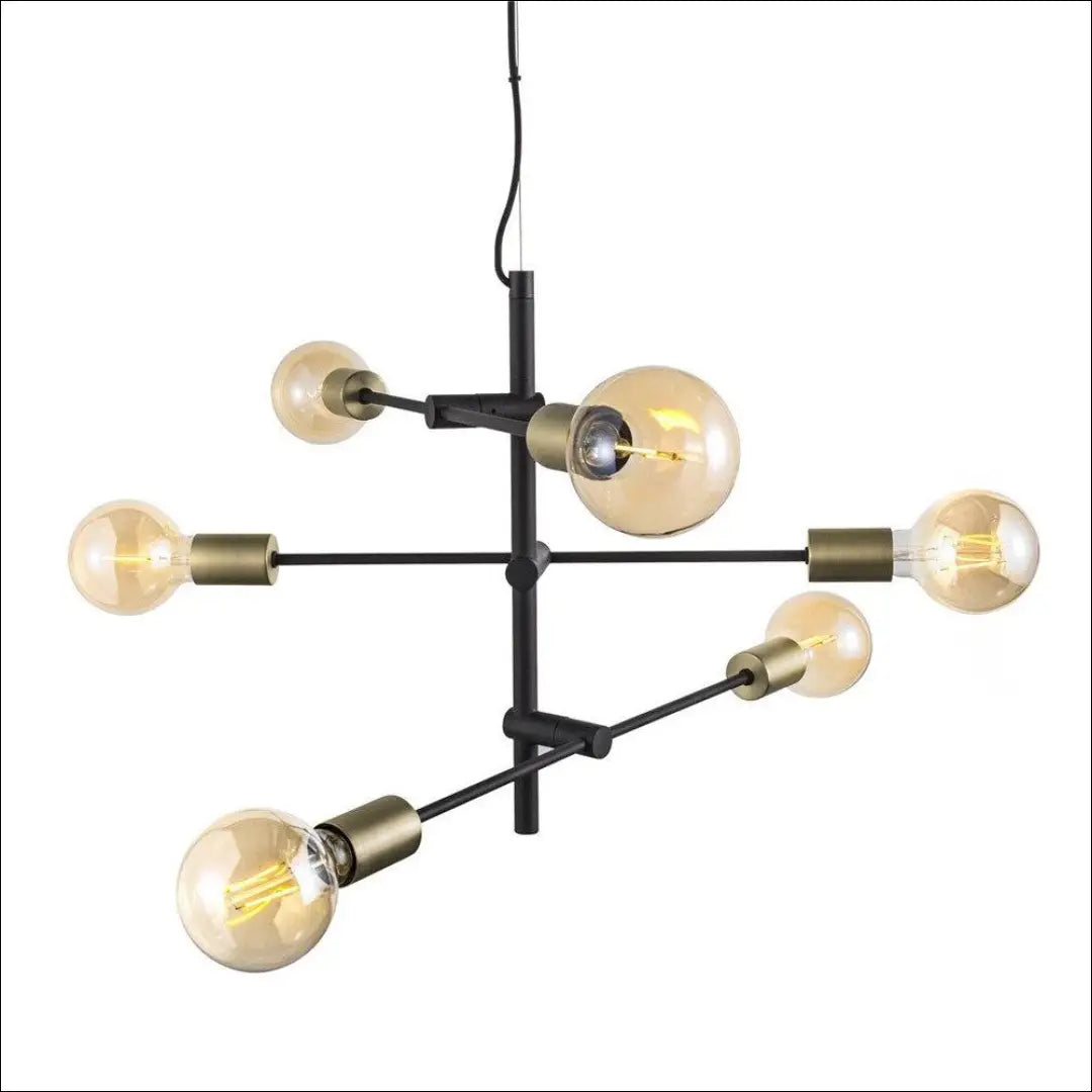 Pakabinamas šviestuvas DI10400 - €64 Save 55% 50-100, __label:Pristatymas 1-2 d.d., color-auksine, color-juoda,