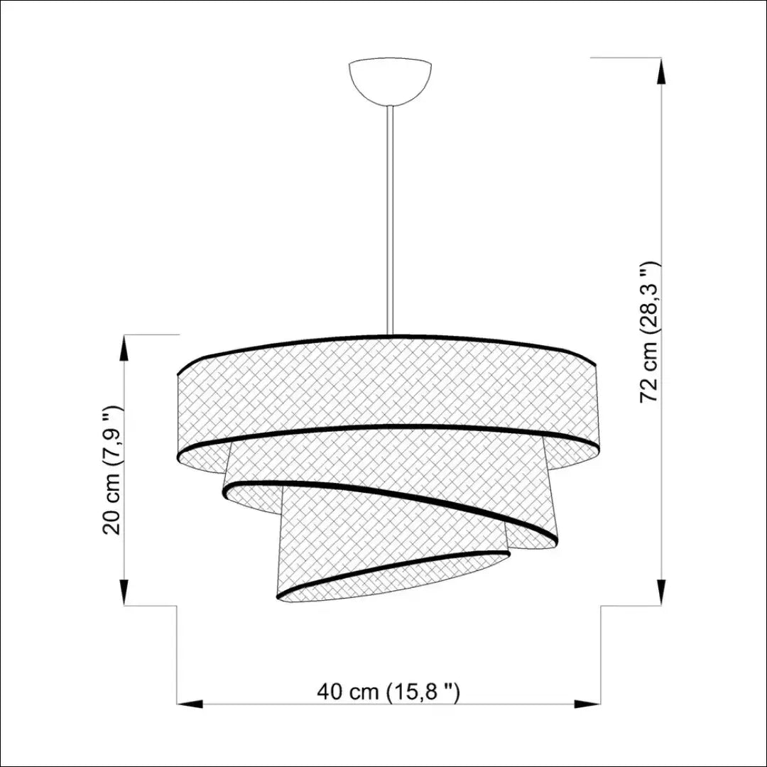 Pakabinamas šviestuvas DI10530 - €25 Save 50% 25-50, __label:Pristatymas 1-2 d.d., color-auksine, color-juoda,