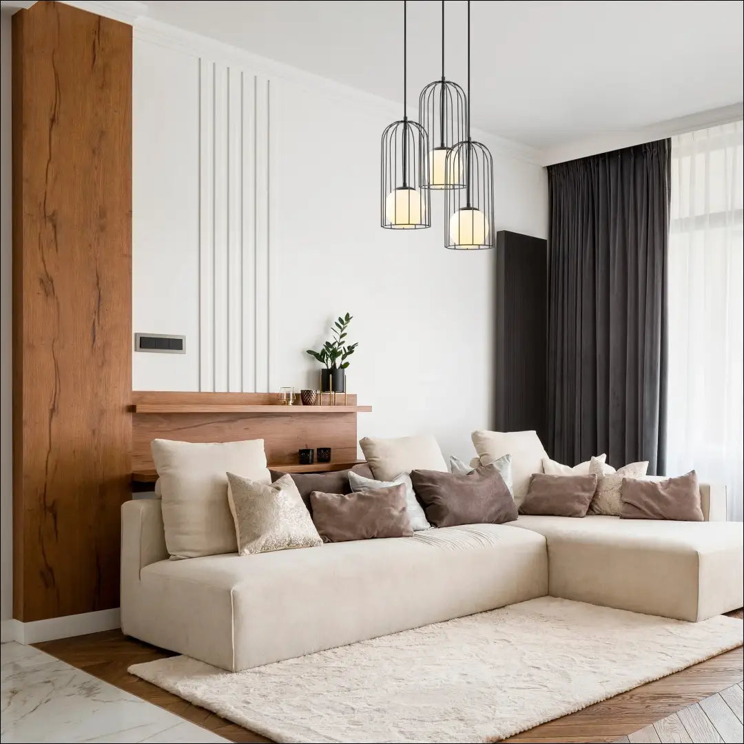 Pakabinamas šviestuvas DI10638 - €105 Save 50% 100-200, __label:Pristatymas 1-2 d.d., color-balta, color-juoda,