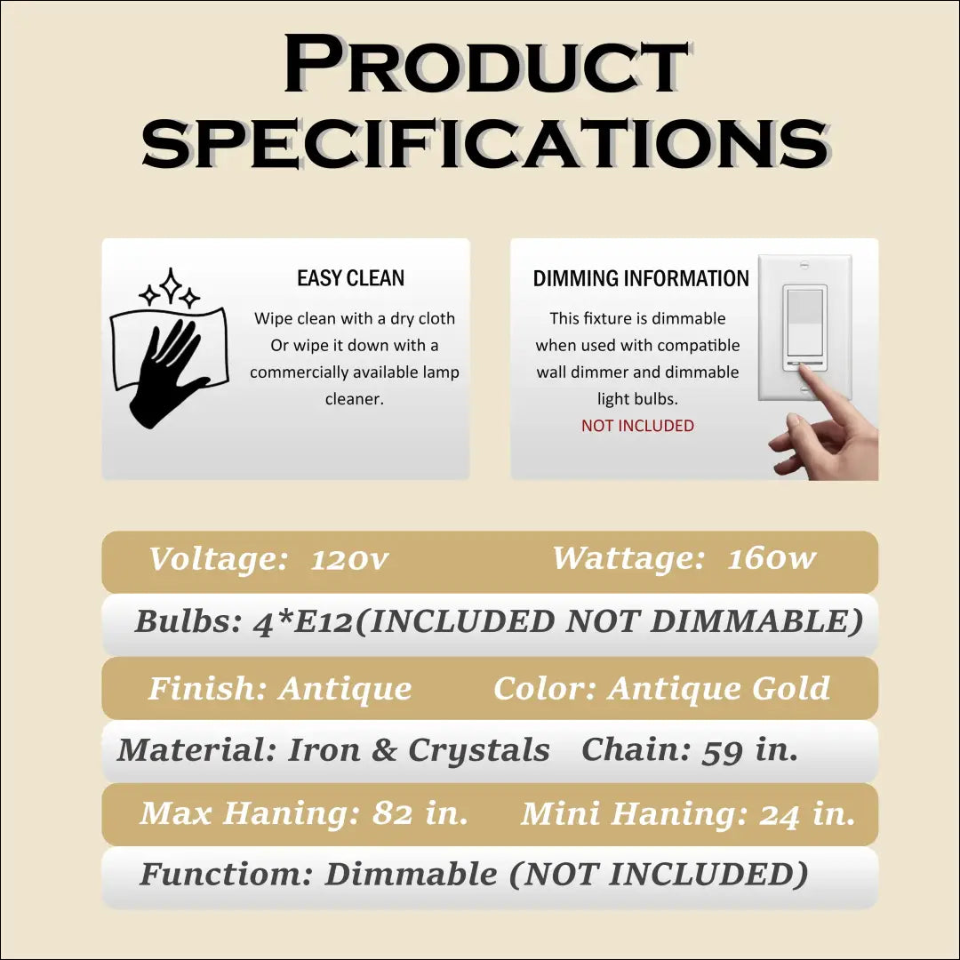 Pakabinamas šviestuvas DI10833 - €155 Save 50% 100-200, __label:Pristatymas 1-2 d.d., color-auksine, interjeras,