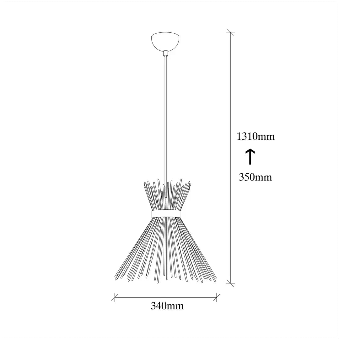 Pakabinamas šviestuvas DI10945 - €25 Save 50% 25-50, __label:Pristatymas 1-2 d.d., color-auksine, interjeras,