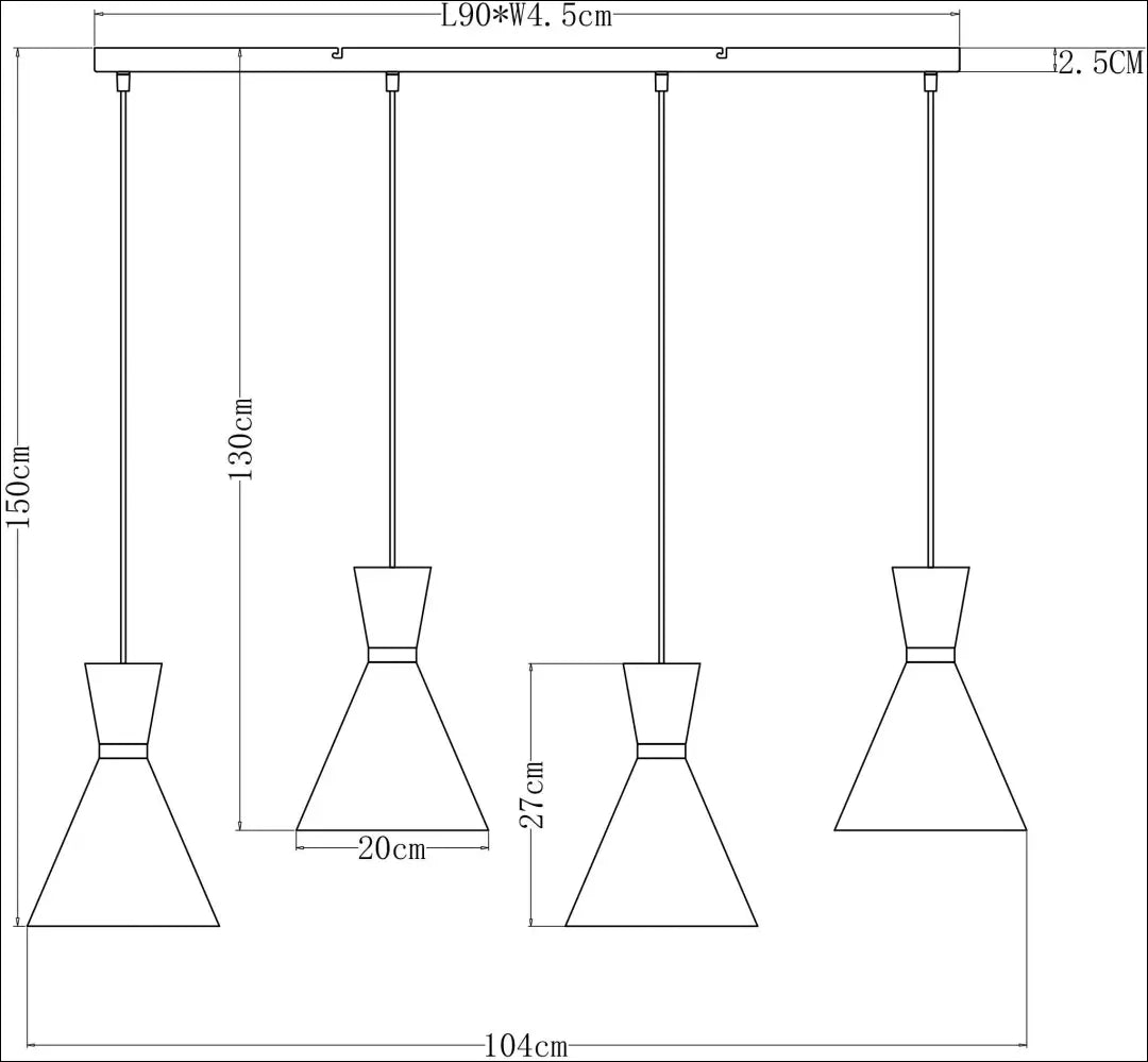 Pakabinamas šviestuvas DI12420 - €115 Save 50% 100-200, __label:Pristatymas 1-2 d.d., color-juoda, interjeras,