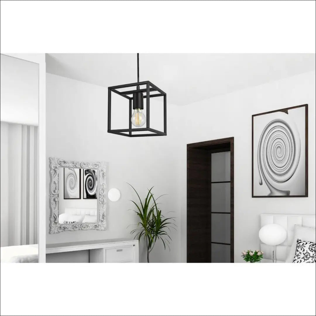 Pakabinamas šviestuvas DI1479 - €31 Save 65% 25-50, __label:Pristatymas 1-2 d.d., color-juoda, interjeras,