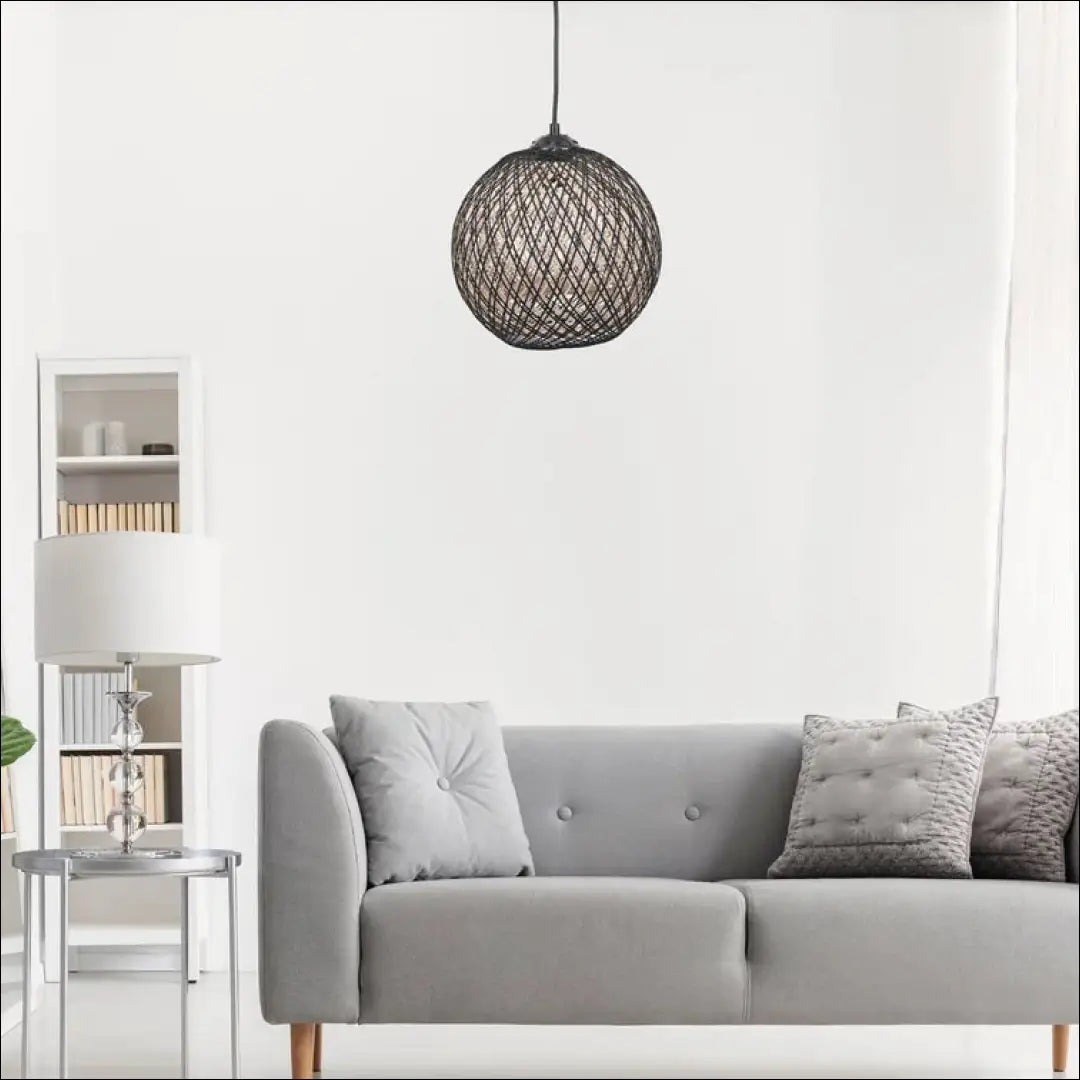 Pakabinamas šviestuvas DI2890 - €29 Save 65% 25-50, __label:Pristatymas 1-2 d.d., color-juoda, color-ruda, interjeras