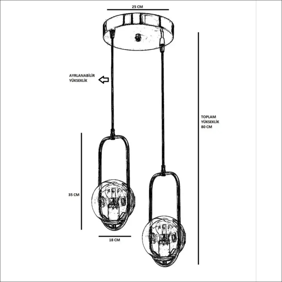 Pakabinamas šviestuvas DI5125 - €44 Save 65% 25-50, __label:Pristatymas 1-2 d.d., color-juoda, color-pilka, interjeras