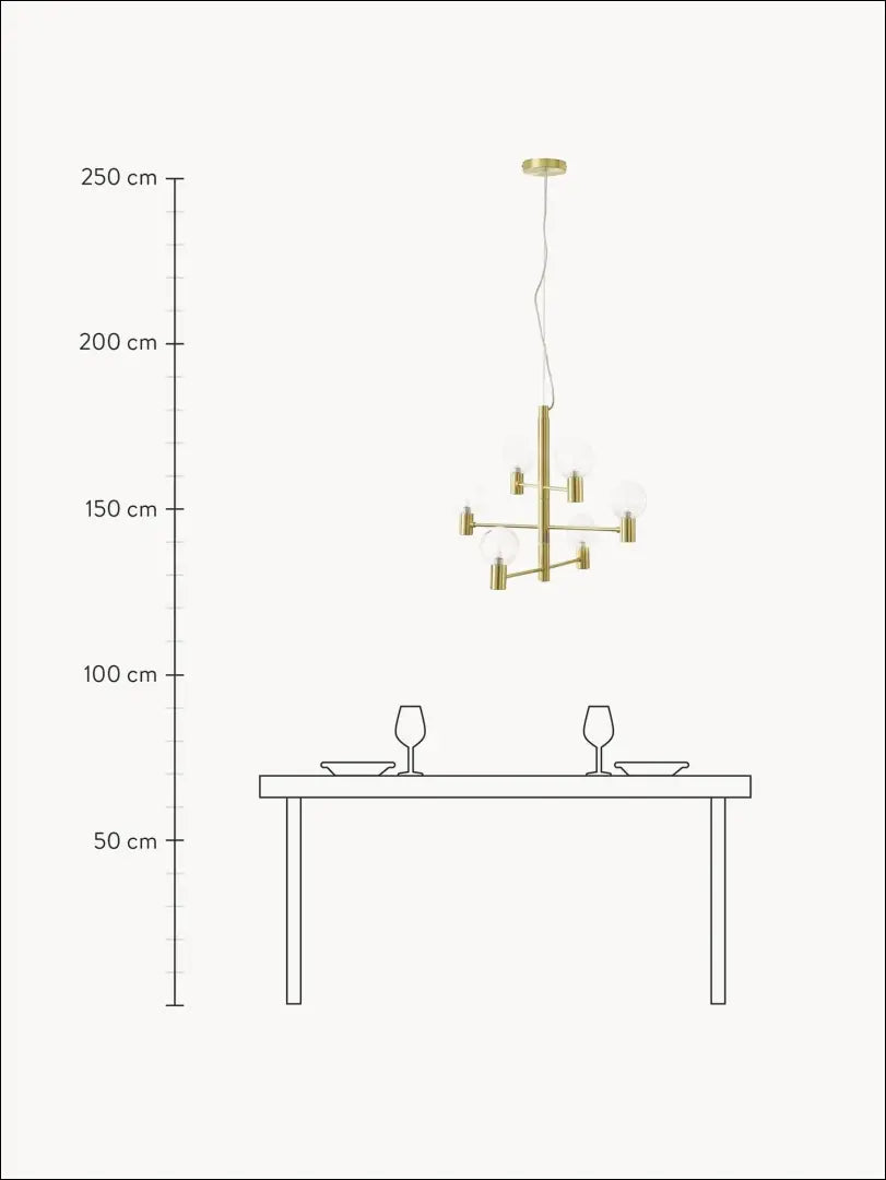 Pakabinamas šviestuvas DI6751 - €70 Save 65% 50-100, __label:Pristatymas 1-2 d.d., color-auksine, interjeras,