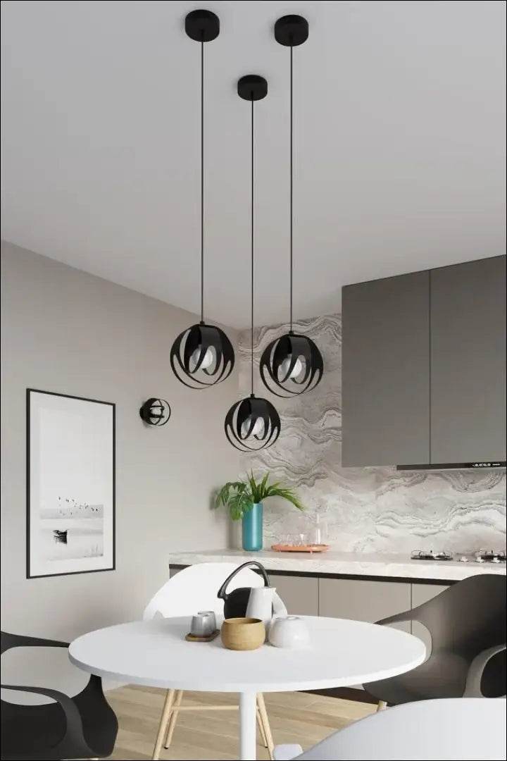 Pakabinamas šviestuvas DI6840 - €84 Save 65% 50-100, __label:Pristatymas 1-2 d.d., color-juoda, interjeras,