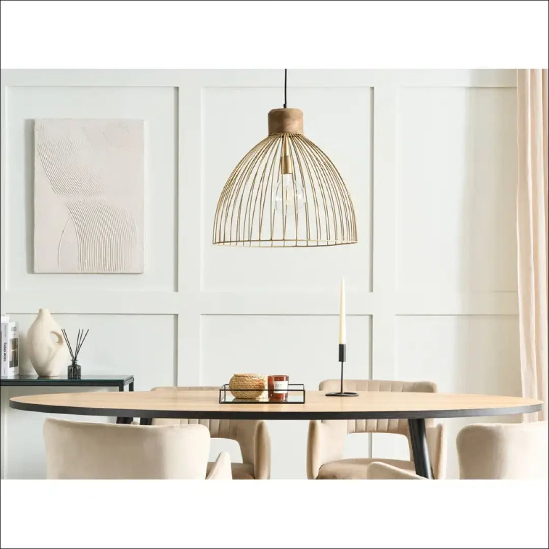 Pakabinamas šviestuvas DI8008 - €46 Save 60% 25-50, __label:Pristatymas 1-2 d.d., color-auksine, color-ruda, interjeras