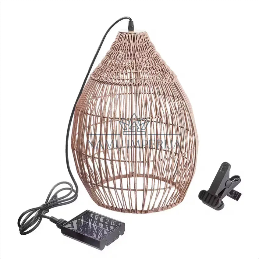 Pakabinamas šviestuvas su saulės baterija DI9933 - €35 Save 50% 25-50, __label:Pristatymas 1-2 d.d., color-ruda,