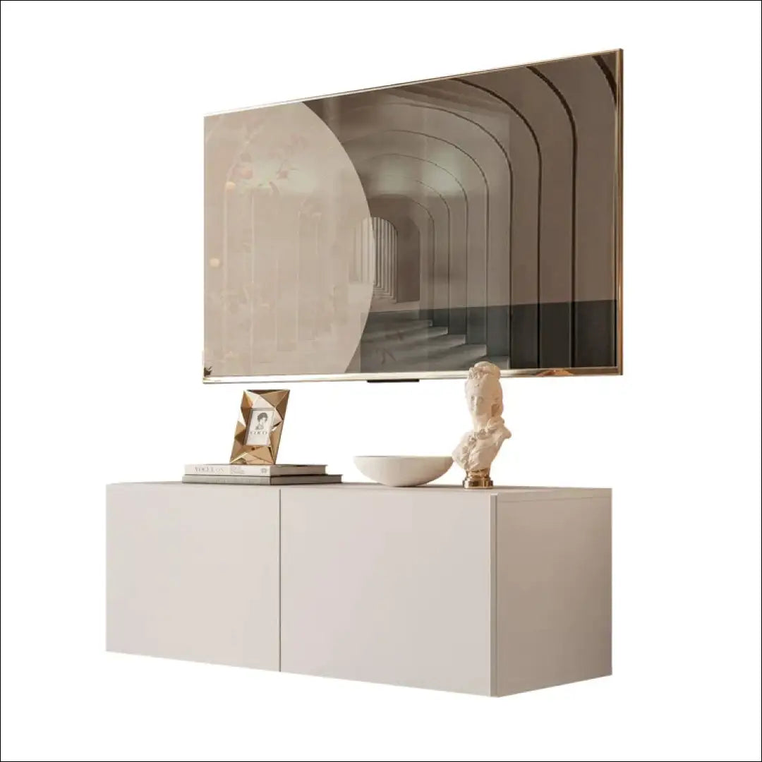 Pakabinamas TV staliukas SI1008 - €59 Save 70% 50-100, __label:Pristatymas 1-2 d.d., color-kremas, material-mediena,