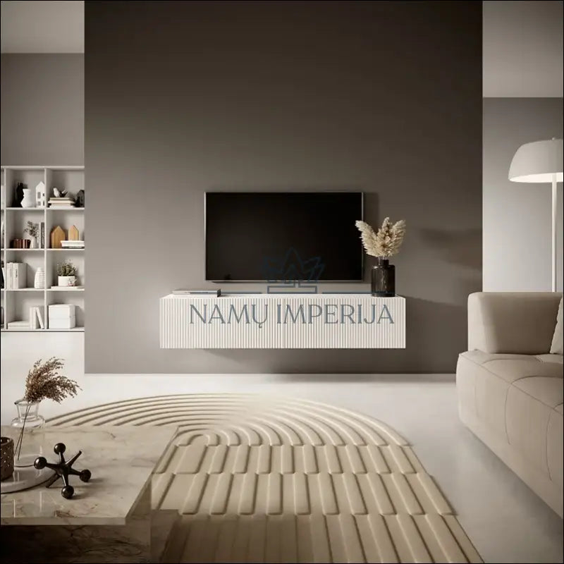 Pakabinamas TV staliukas SI1563 - €102 Save 60% 100-200, __label:Pristatymas 1-2 d.d., color-balta, material-mdf,