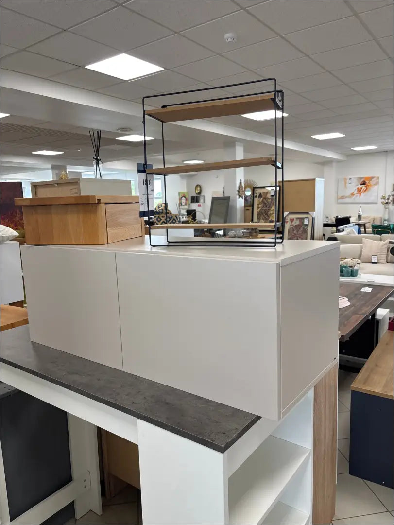 Pakabinamas TV staliukas SI1762 - €49 Save 75% 25-50, __label:Pristatymas 1-2 d.d., color-kremas, material-mediena,