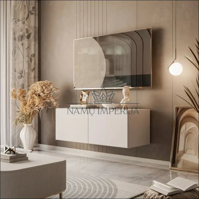 Pakabinamas TV staliukas SI1762 - €49 Save 75% 25-50, __label:Pristatymas 1-2 d.d., color-kremas, material-mediena,