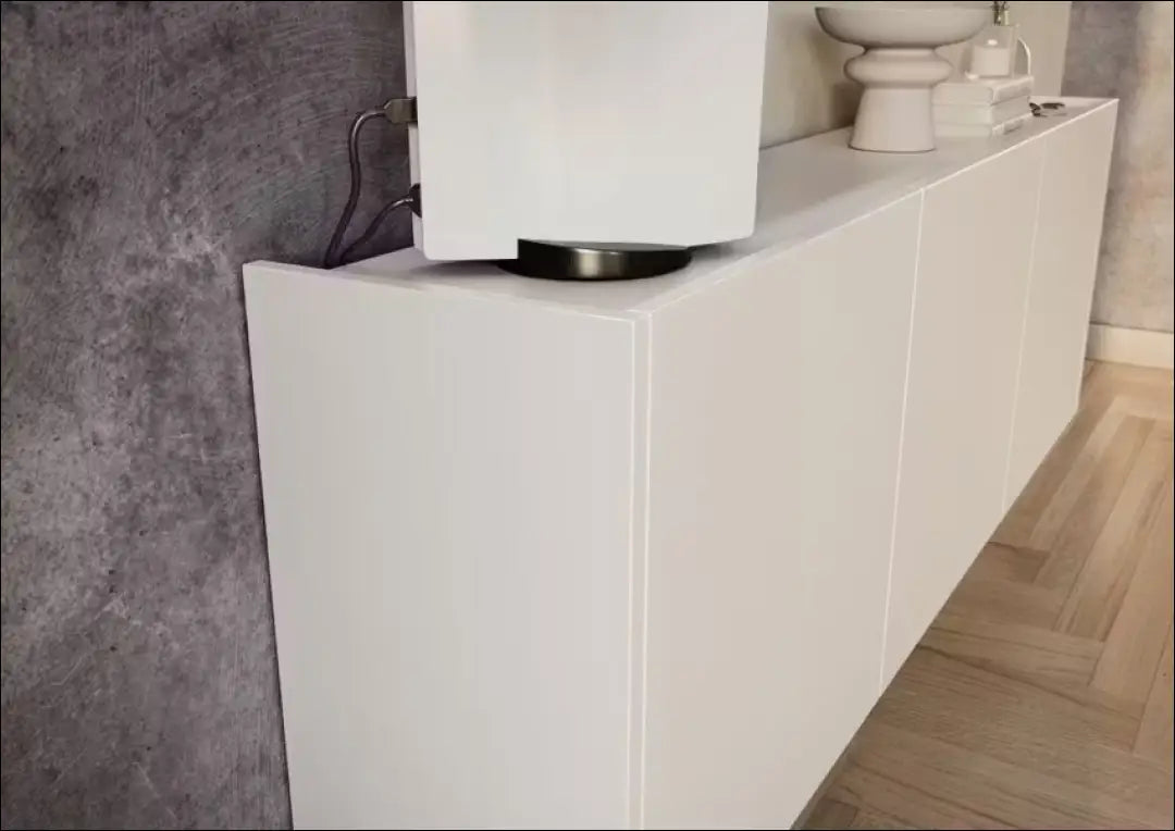 Pakabinamas TV staliukas SI1819 - €74 Save 60% 50-100, __label:Pristatymas 1-2 d.d., color-balta, material-mediena,