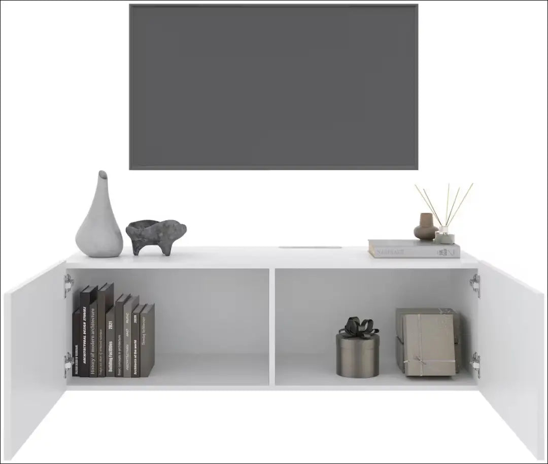 Pakabinamas TV staliukas SI2202 - €65 Save 50% 50-100, __label:Pristatymas 1-2 d.d., color-balta, material-mediena,