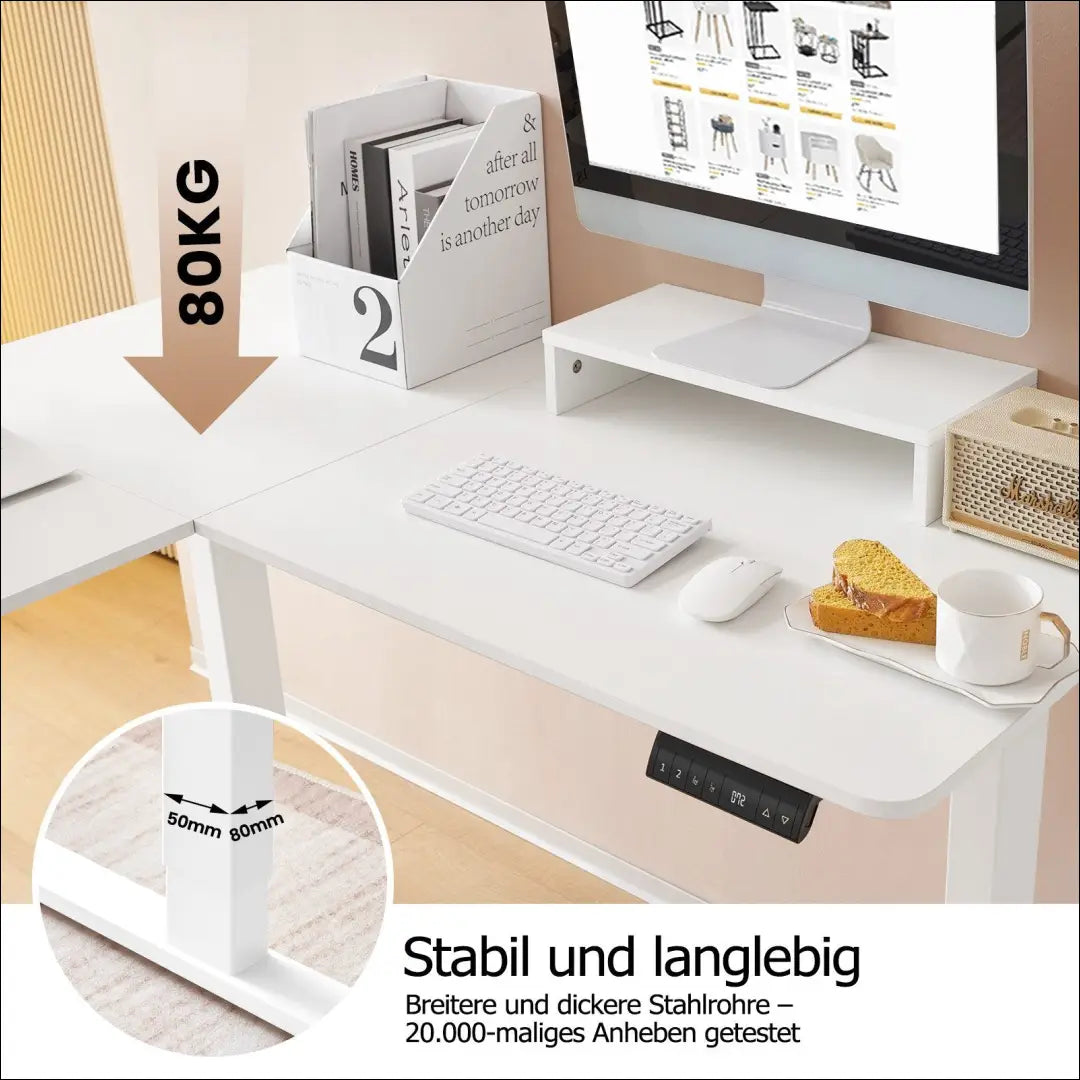 Pakeliamo stalo mechanizmas + kojos KI1350 - €67 Save 60% 50-100, __label:Pristatymas 1-2 d.d., color-balta, kita,