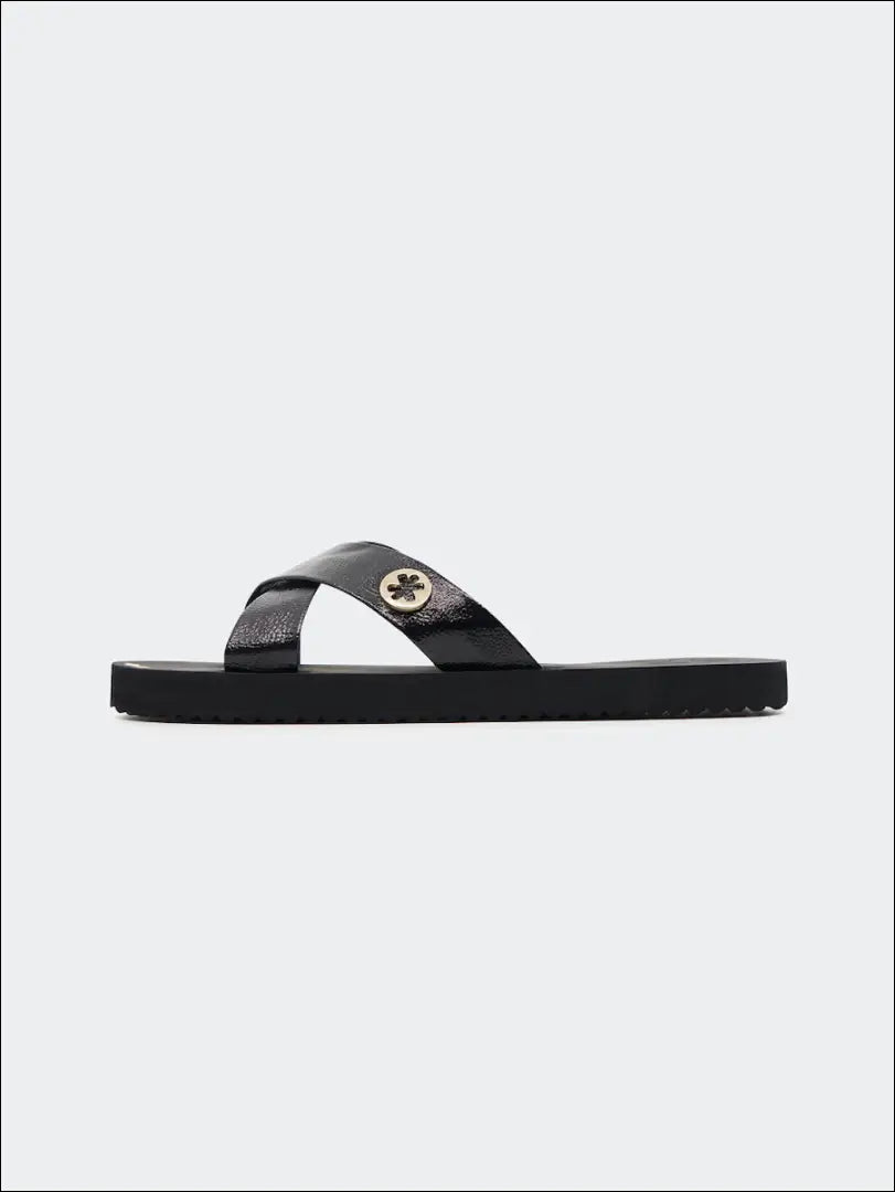 Paplūdimio šlepetės DR114 - __label:Pristatymas 1-2 d.d., color-juoda, drabuziai, tekstile, under-25 Iki €25 Sandals