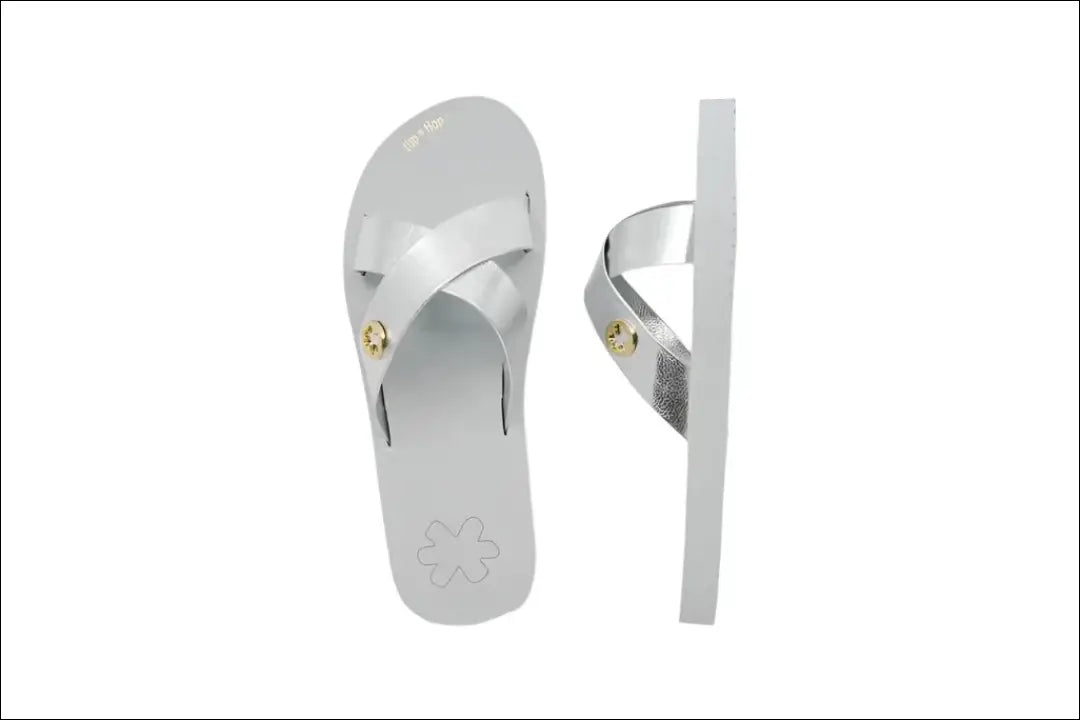 Paplūdimio šlepetės (36) DR130 - __label:Pristatymas 1-2 d.d., color-pilka, color-sidabrine, drabuziai, tekstile Iki