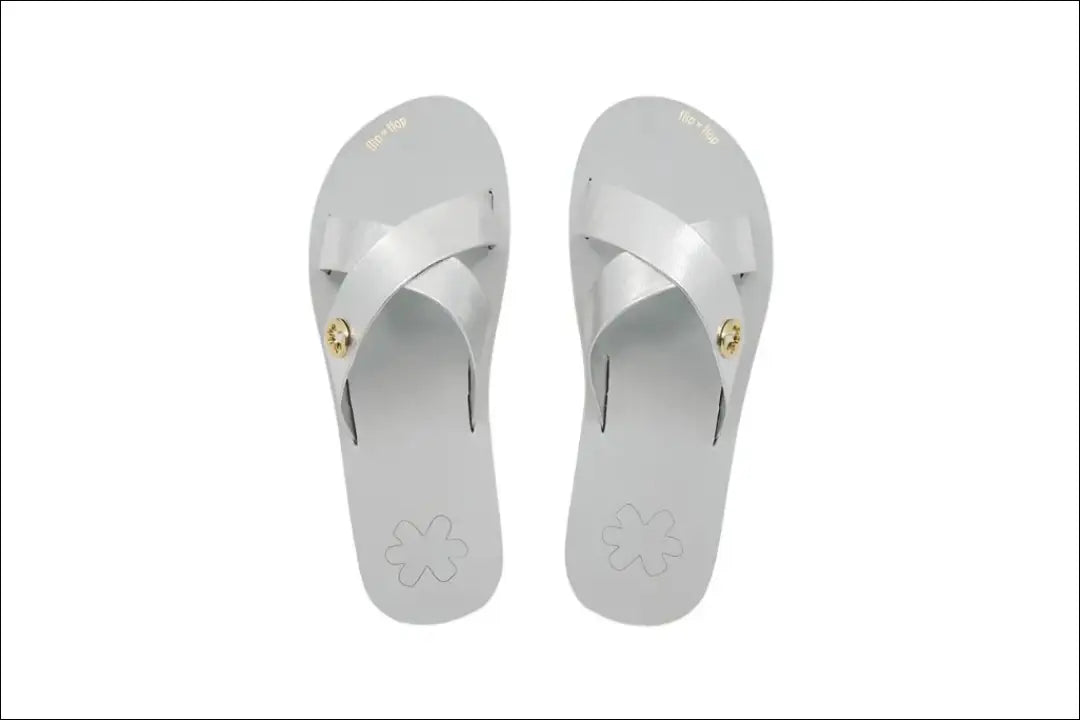 Paplūdimio šlepetės (36) DR130 - __label:Pristatymas 1-2 d.d., color-pilka, color-sidabrine, drabuziai, tekstile Iki