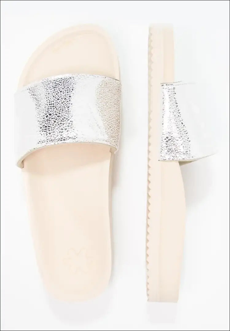 Paplūdimio šlepetės (37) DR132 - €20 Save 50% __label:Pristatymas 1-2 d.d., color-sidabrine, color-smelio, drabuziai,
