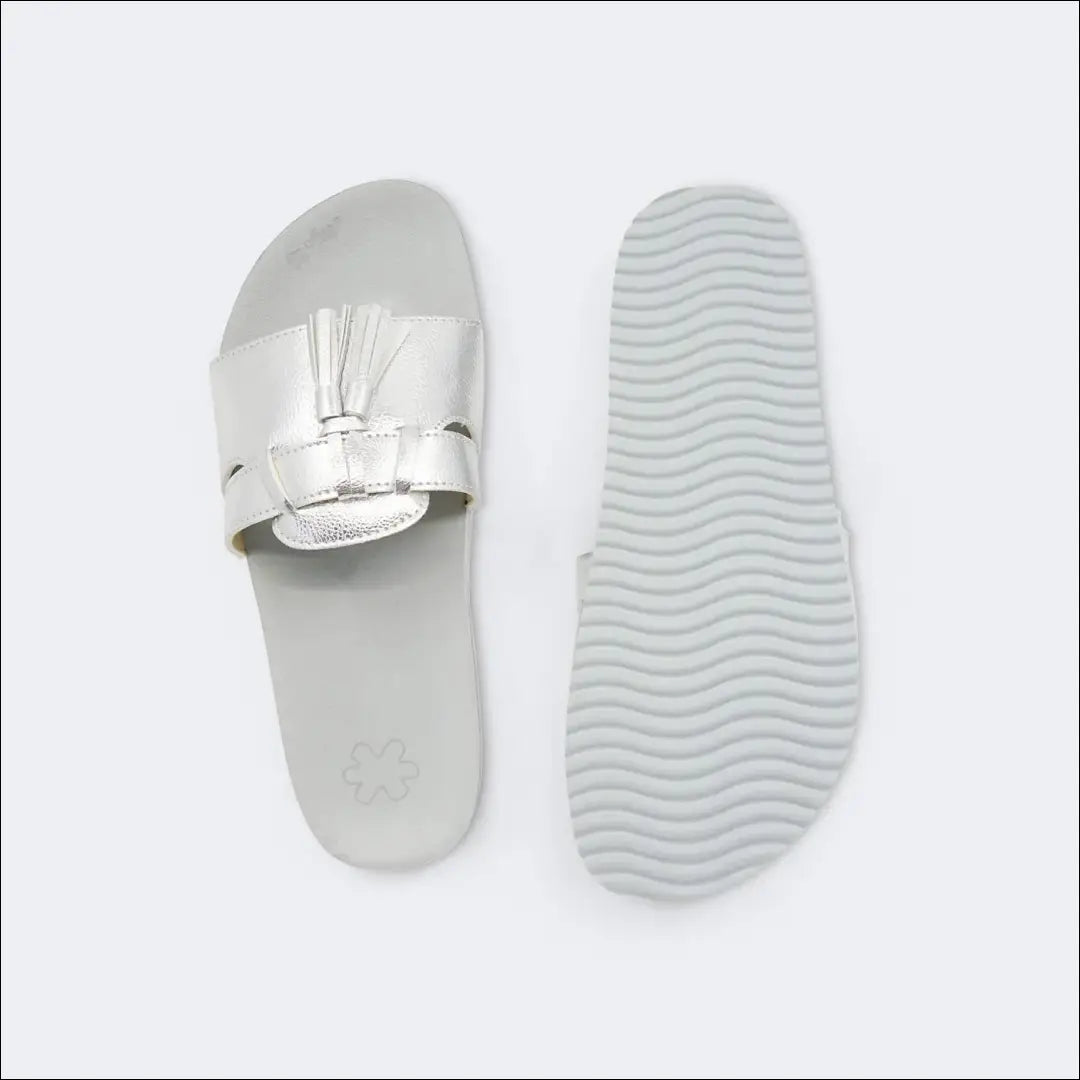 Paplūdimio šlepetės (42) DR119 - €23 Save 50% __label:Pristatymas 1-2 d.d., color-pilka, color-sidabrine, drabuziai,