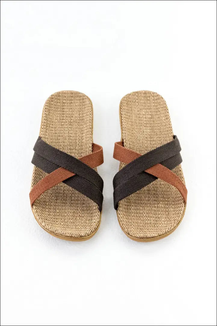 Paplūdimio šlepetės (44) DR107 - €12 Save 50% __label:Pristatymas 1-2 d.d., color-ruda, drabuziai, tekstile, under-25