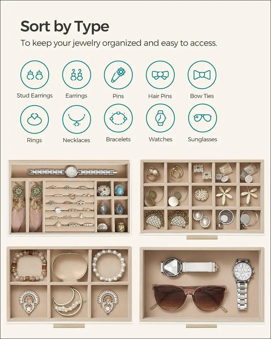 Papuošalų dėžutė SM1570 - €55 Save 40% 50-100, __label:Pristatymas 5-14 d.d., notouch30, papuosalu-dezute, song