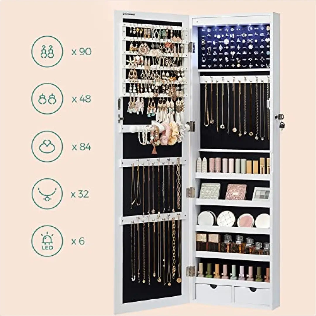 Papuošalų spintelė SM1561 - €145 Save 40% 100-200, __label:Pristatymas 5-14 d.d., notouch30, papuosalu-spintele, song