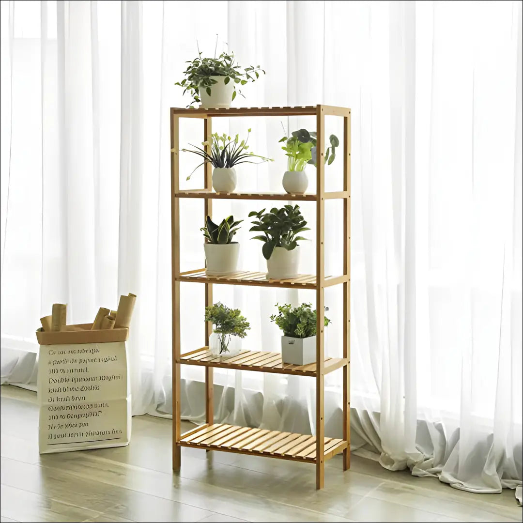 Pastatoma bambukinė lentyna SM1470 - €87 Save 40% 50-100, __label:Pristatymas 5-14 d.d., notouch30, pastatoma-lentyna,