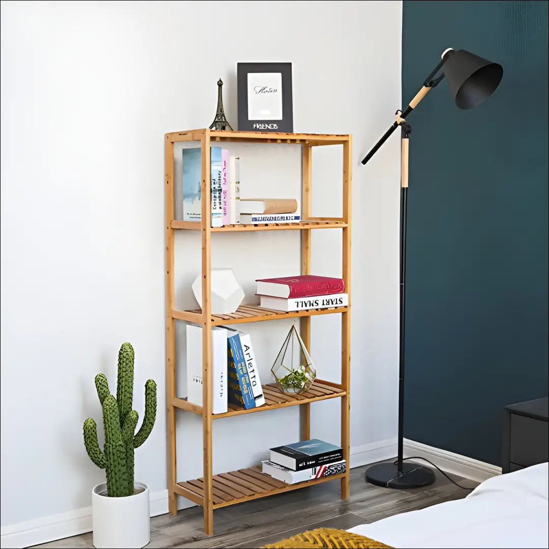 Pastatoma bambukinė lentyna SM1470 - €87 Save 40% 50-100, __label:Pristatymas 5-14 d.d., notouch30, pastatoma-lentyna,