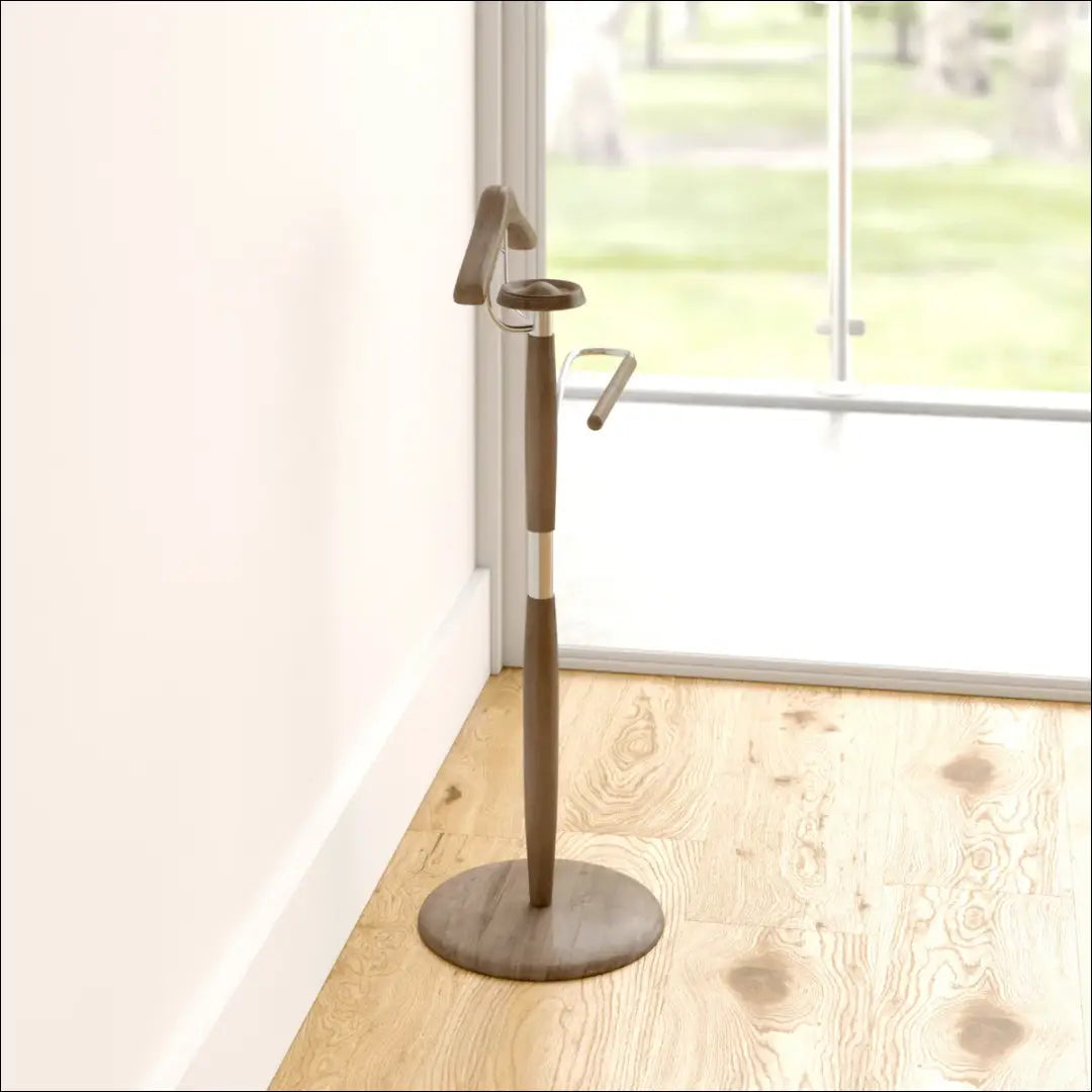 Pastatoma drabužių kabykla KI1378 - €142 Save 50% 100-200, __label:Pristatymas 1-2 d.d., color-ruda, drabuziu-kabykla,