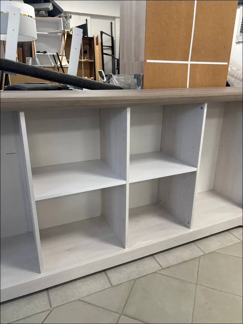 Pastatoma lentyna SI2042 - €85 50-100, __label:Pristatymas 1-2 d.d., color-balta, color-ruda, material-mediena €50