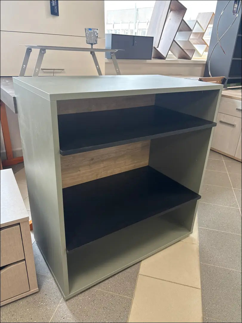 Pastatoma lentyna SI2120 - €20 __label:Pristatymas 1-2 d.d., color-juoda, color-zalia, material-mediena, pazeistas Iki