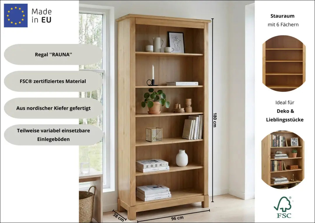 Pastatoma lentyna SI2269 - €215 Save 50% __label:Pristatymas 1-2 d.d., biuro-baldai, biuro-lentynos, color-ruda,