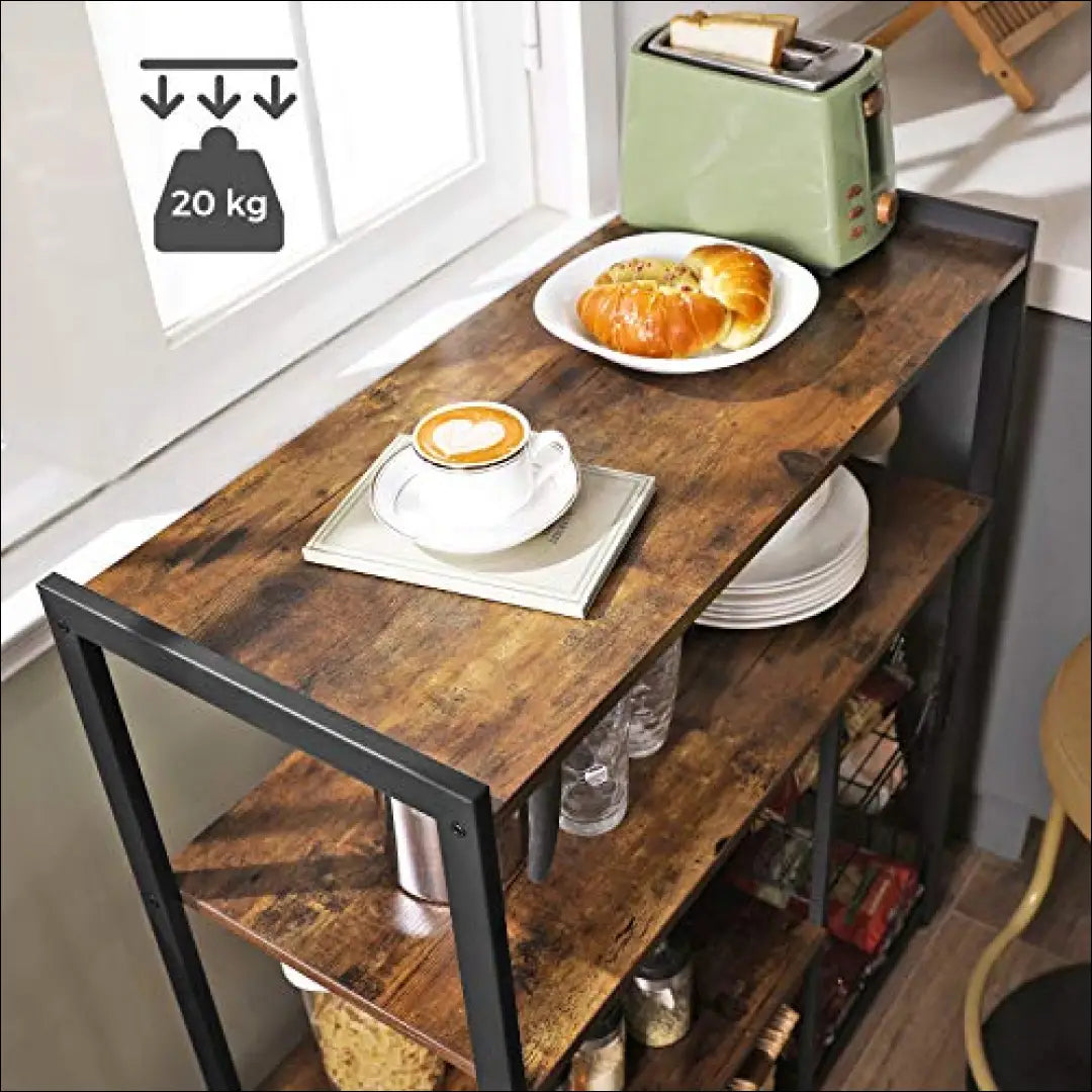 Pastatoma virtuvės lentyna SM1609 - €143 Save 40% 100-200, __label:Pristatymas 5-14 d.d., notouch30, song, spalva-ruda