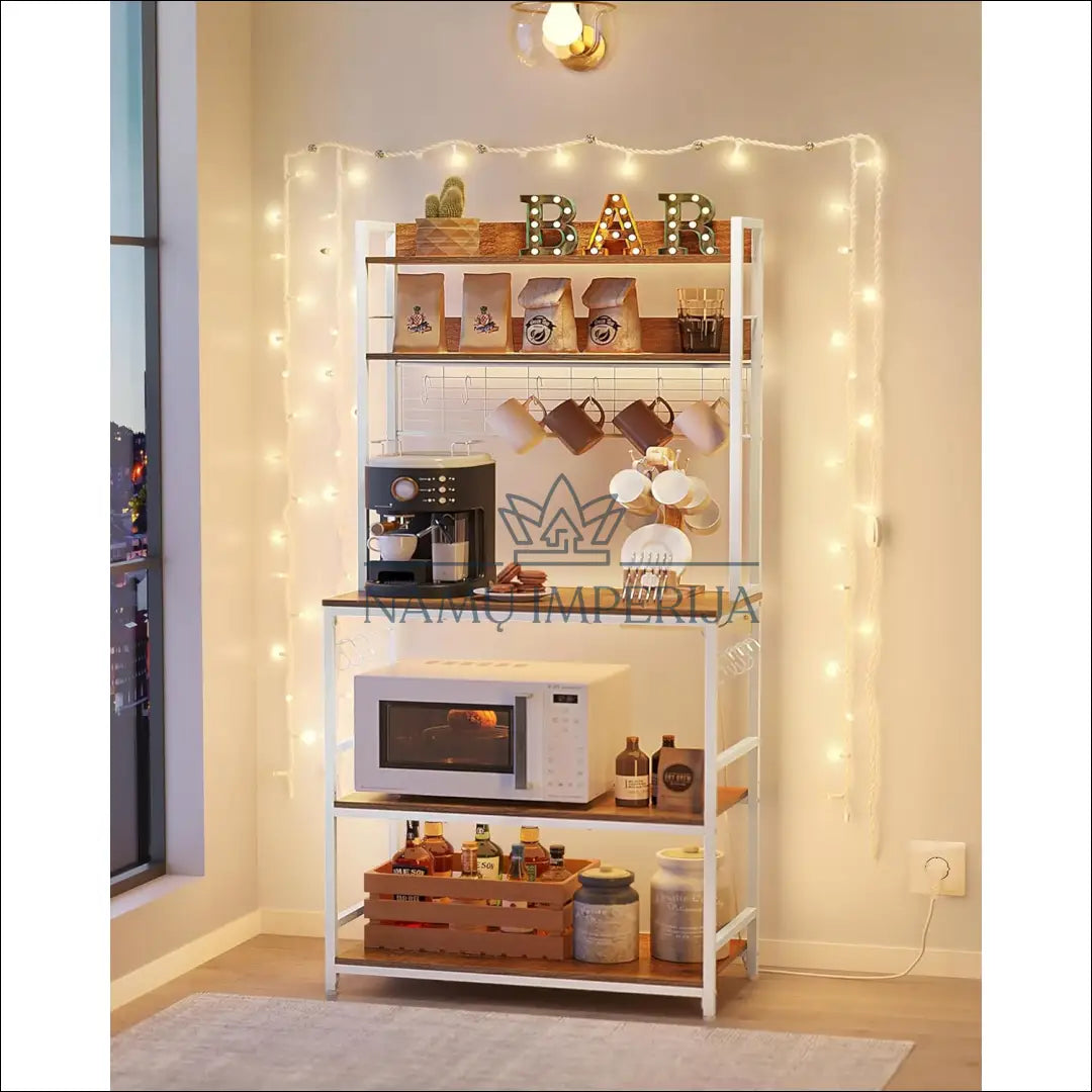 Pastatoma virtuvės lentyna SM1612 - €131 Save 40% 100-200, __label:Pristatymas 5-14 d.d., notouch30, song, spalva-balta