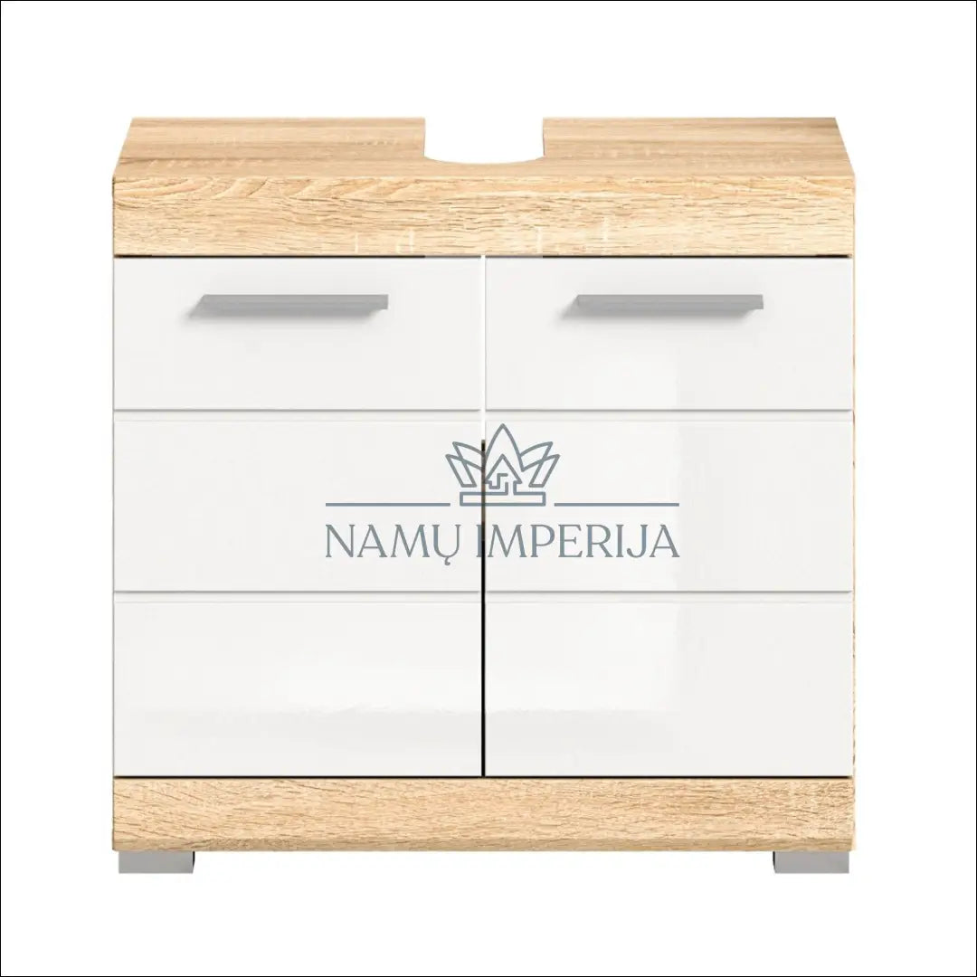 Pastatoma vonios spintelė KI1125 - €45 Save 50% 25-50, __label:Pristatymas 1-2 d.d., color-balta, color-ruda,
