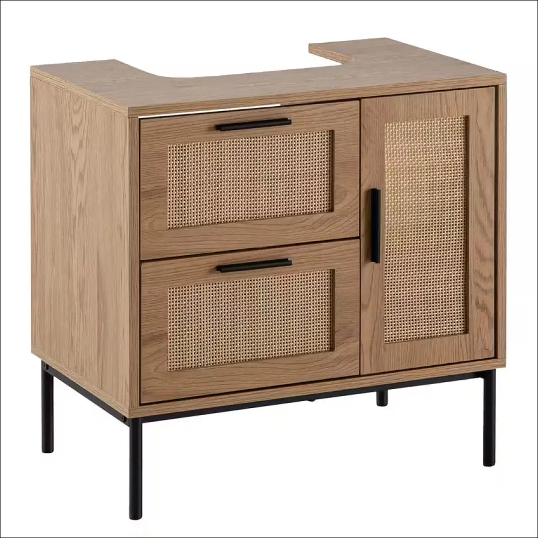 Pastatoma vonios spintelė KI1214 - €74 Save 50% 50-100, __label:Pristatymas 1-2 d.d., color-juoda, color-ruda,