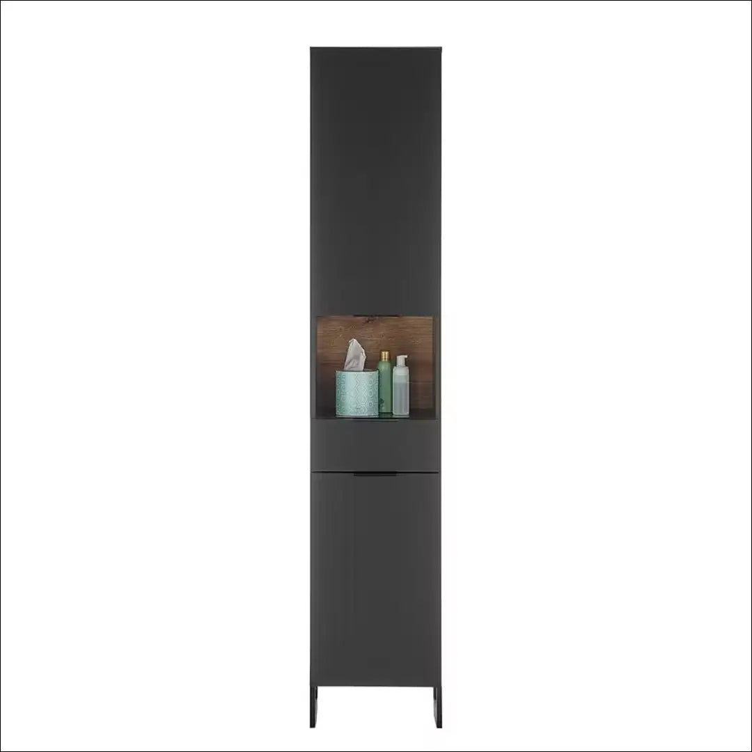 Pastatoma vonios spintelė KI1271 - €83 Save 50% 50-100, __label:Pristatymas 1-2 d.d., color-juoda, material-mdf, Push