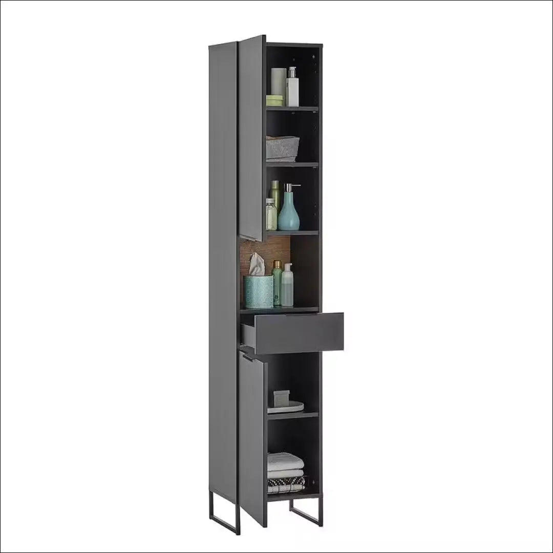 Pastatoma vonios spintelė KI1271 - €83 Save 50% 50-100, __label:Pristatymas 1-2 d.d., color-juoda, material-mdf, Push