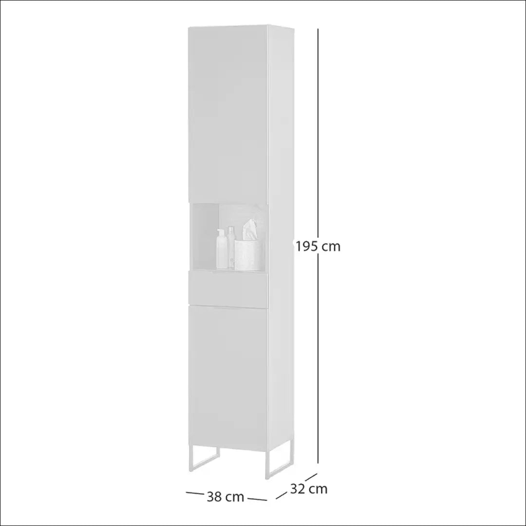 Pastatoma vonios spintelė KI1271 - €83 Save 50% 50-100, __label:Pristatymas 1-2 d.d., color-juoda, material-mdf, Push