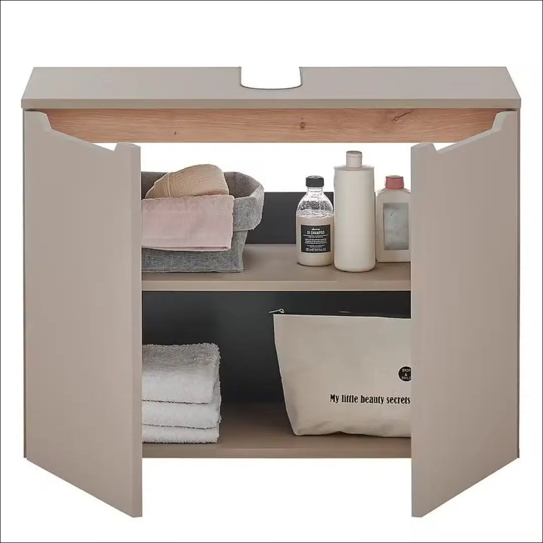 Pastatoma vonios spintelė KI1273 - €64 Save 50% 50-100, __label:Pristatymas 1-2 d.d., color-kremas, color-ruda,